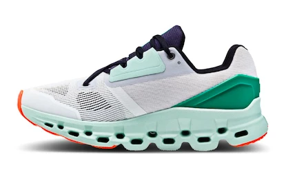 Dames hardloopschoenen On Cloudstratus Undyed-White/Creek