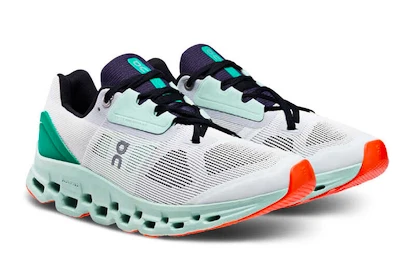 Dames hardloopschoenen On Cloudstratus Undyed-White/Creek