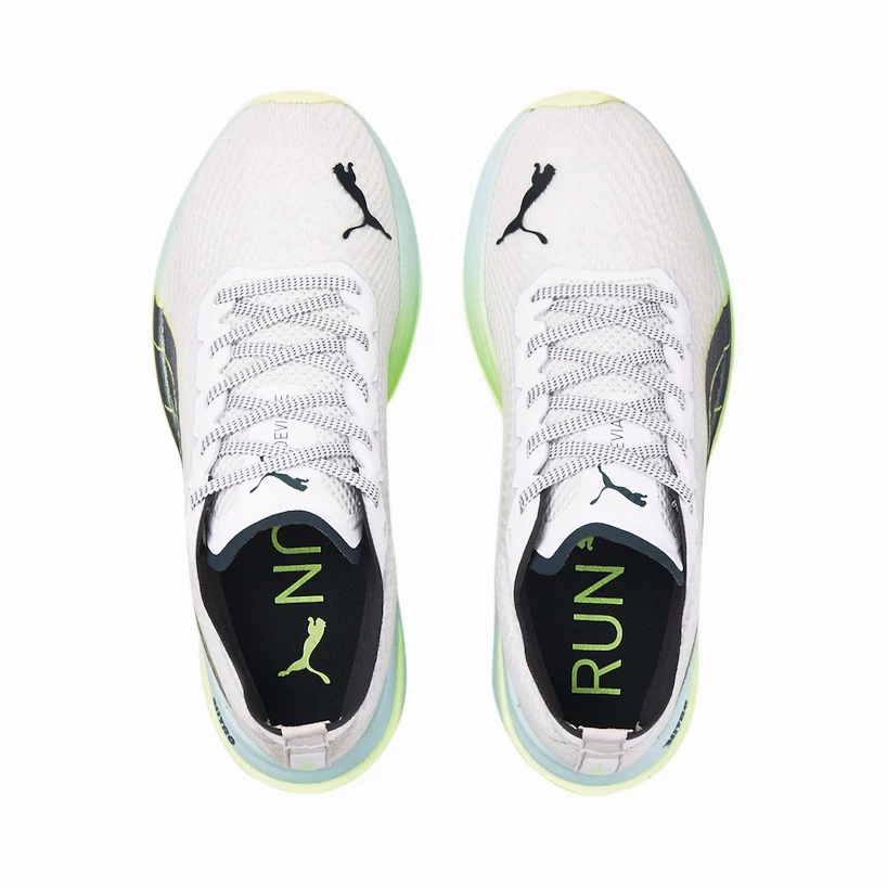 Dames hardloopschoenen Puma  Deviate Nitro White  EUR 38,5