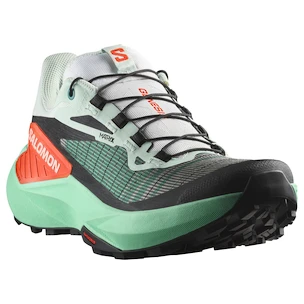 Dames hardloopschoenen Salomon Genesis Bay/Electric Green/Cherry Tomato