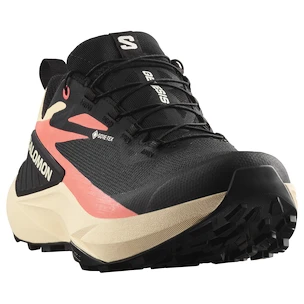 Dames hardloopschoenen Salomon Genesis Gore-Tex Black/Tender Peach/Fusion Coral