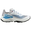 Dames hardloopschoenen Salomon Genesis White/Lunar Rock/Transcend Blue