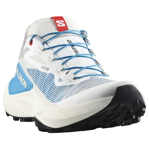 Dames hardloopschoenen Salomon Genesis White/Lunar Rock/Transcend Blue