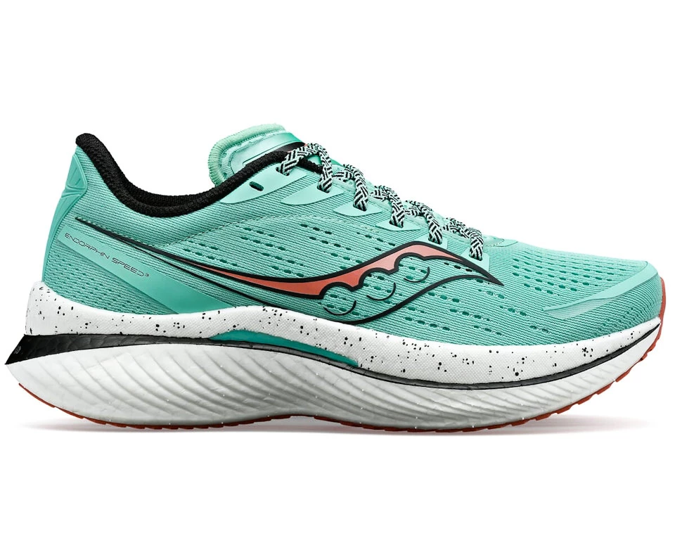 Dames hardloopschoenen Saucony  Endorphin Speed 3 Sprig/Black  UK 5