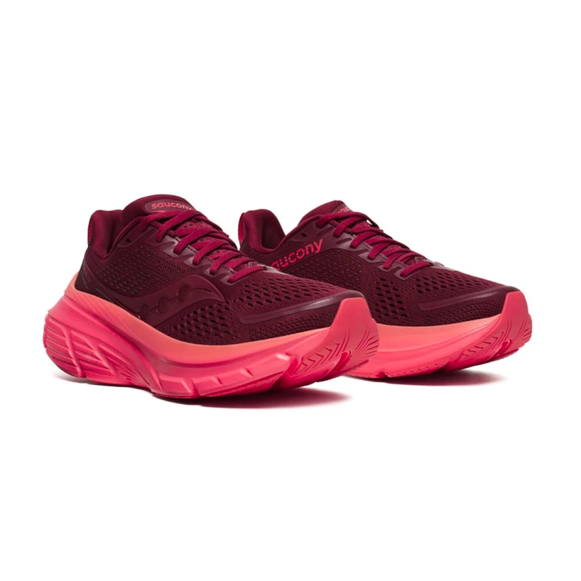 Dames hardloopschoenen Saucony  Gids 17 Currant/Cayenne  UK 4,5