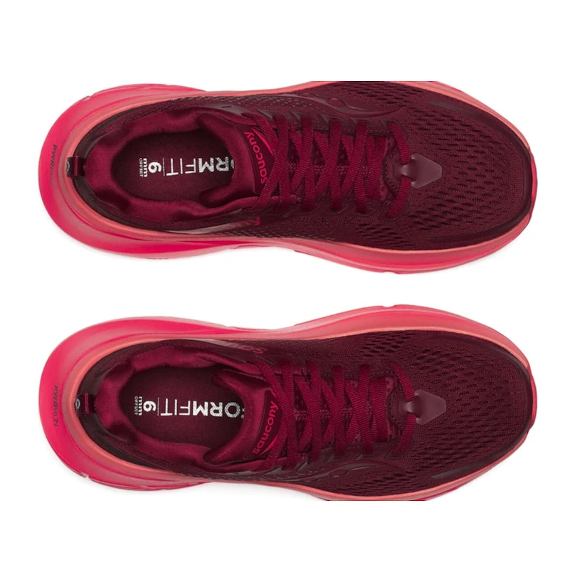 Dames hardloopschoenen Saucony  Gids 17 Currant/Cayenne  UK 4,5
