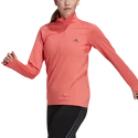 Dames hoodie adidas  Run Fast 1/2 Zip Semi Turbo