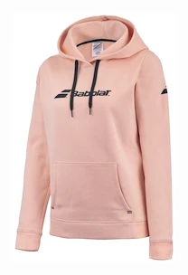 Dames hoodie Babolat  Exercise Hood Sweat W Tropical Peach S