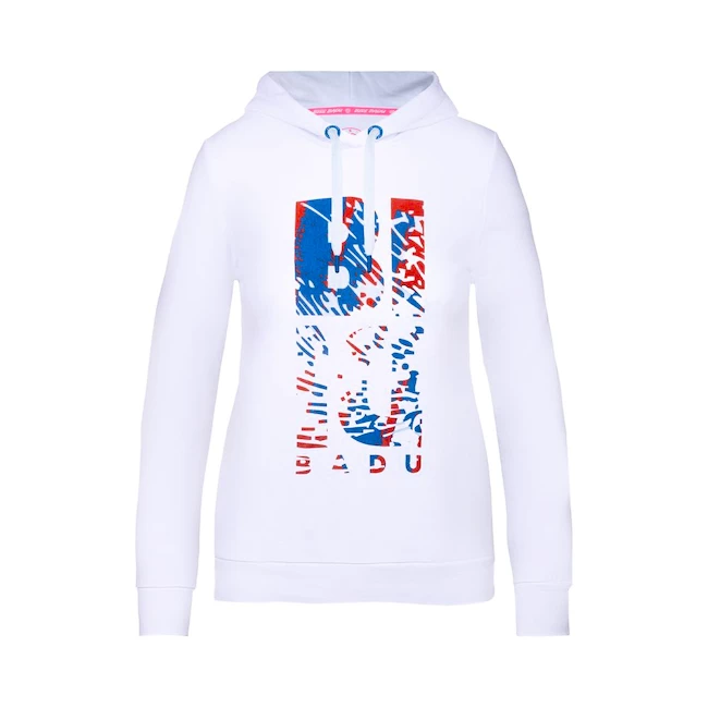Dames hoodie BIDI BADU  Tendai Lifestyle Hoody White/Blue M