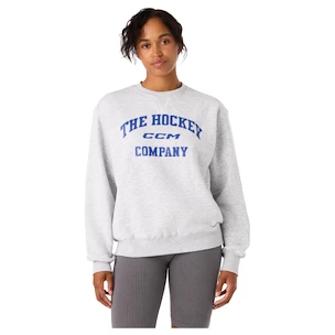 Dames hoodie CCM  Athleisure Crew Grey Melange