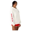 Dames hoodie CCM  Athleisure Hood Blanc