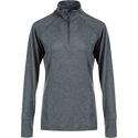 Dames hoodie Endurance  Core X1 Elite Melange Midlayer Black Melange