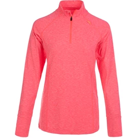 Dames hoodie Endurance Core X1 Elite Melańge Midlayer Pitaya Pink