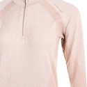 Dames hoodie Endurance  Halen Seamless Midlayer Warm Taupe