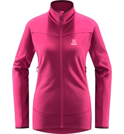 Dames hoodie Haglöfs Frost Mid Pink