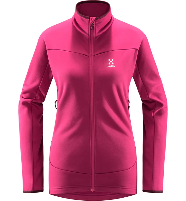 Dames hoodie Haglöfs  Frost Mid Pink