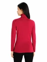 Dames hoodie Icebreaker  W 260 Tech LS Half Zip Cherry