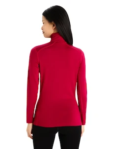 Dames hoodie Icebreaker  W 260 Tech LS Half Zip Cherry