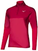 Dames hoodie Mizuno  Hybrid LS HZ /Rose Red XS