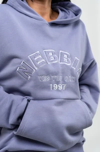 Dames hoodie Nebbia  Branded Oversized Hoodie purple M