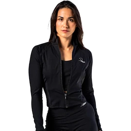 Dames hoodie Nebbia Deni x NEBBIA Fitness Zip Tracktop 314 black