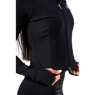 Dames hoodie Nebbia Deni x NEBBIA Fitness Zip Tracktop 314 black