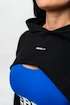 Dames hoodie Nebbia GYM TIME Designer Cropped Hoodie 259 black