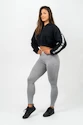 Dames hoodie Nebbia ICONIC Cropped Zip-Up Hoodie 254 black