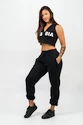 Dames hoodie Nebbia MUSCLE MOMMY Sleeveless Zip-Up Hoodie 258 black