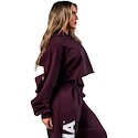 Dames hoodie Nebbia STRONG BEAUTY Oversized Hoodie OWN YOUR POWER 433 dark red
