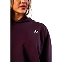 Dames hoodie Nebbia STRONG BEAUTY Oversized Hoodie OWN YOUR POWER 433 dark red