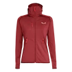 Dames hoodie Salewa  Agner Hybrid PL/DST FZ Hdy Syrah Melange
