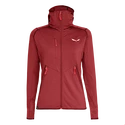 Dames hoodie Salewa  Agner Hybrid PL/DST FZ Hdy Syrah Melange