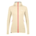 Dames hoodie Salewa  Light Micro PL Oatmeal Melange