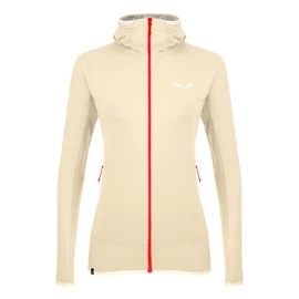 Dames hoodie Salewa Light Micro PL Oatmeal Melange