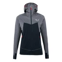 Dames hoodie Salewa  Puez Hybrid PL Navy Blazer Melange