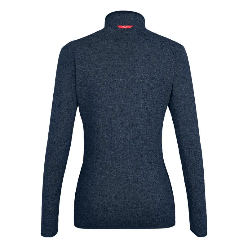 Dames hoodie Salewa  Rocca 2 PL W Fleece Navy Blazer Melange/6080 44