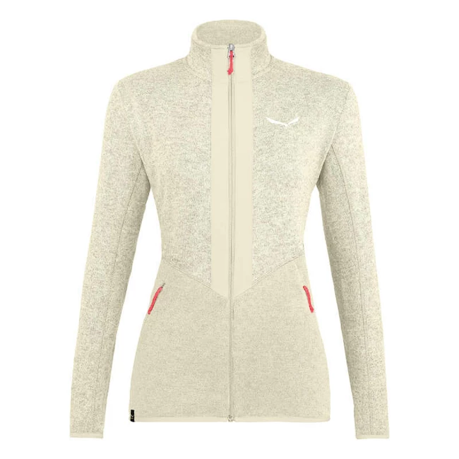 Dames hoodie Salewa  Rocca 2 PL W Fleece Oatmeal Melange
