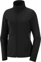 Dames hoodie Salomon  Outrack Full Zip Mid Black