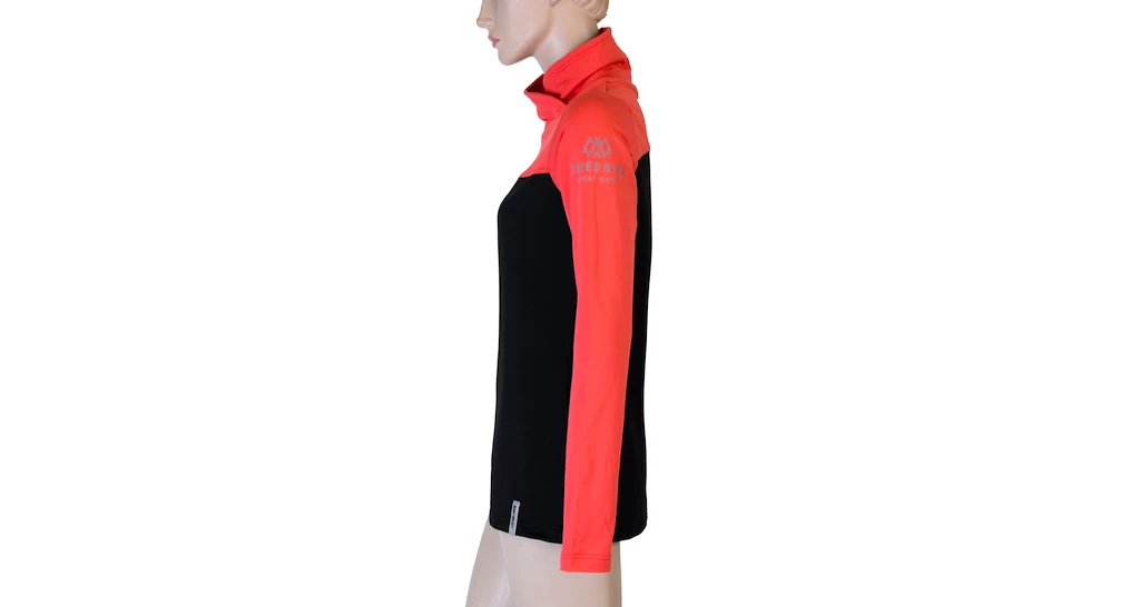 Dames hoodie Sensor  Coolmax Thermo black/orange