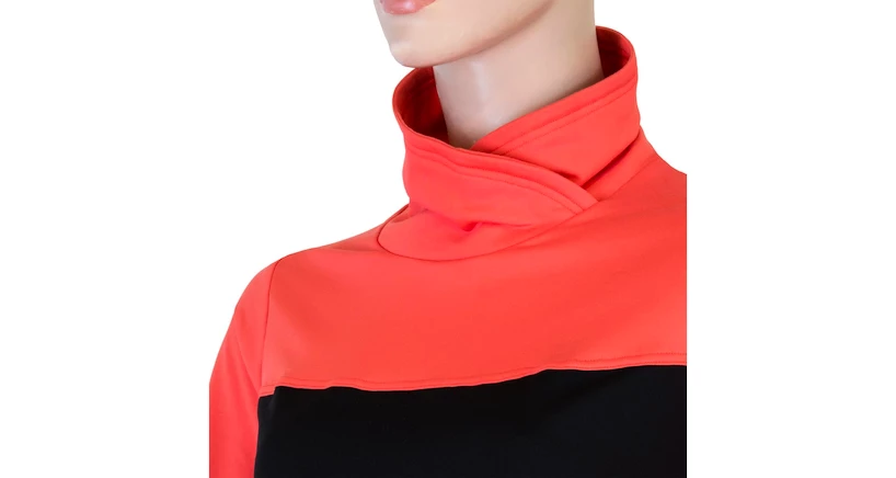 Dames hoodie Sensor  Coolmax Thermo black/orange XL