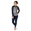 Dames hoodie Smartwool  W Merino 250 BL Pattern 1/4 ZIP Boxed