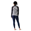 Dames hoodie Smartwool  W Merino 250 BL Pattern 1/4 ZIP Boxed