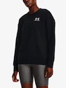 Dames hoodie Under Armour  Essential Fleece Crew-BLK S
