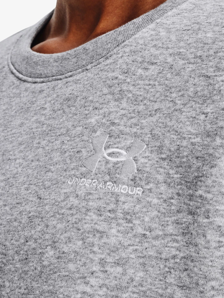 Dames hoodie Under Armour  Essential Fleece Crew-GRY