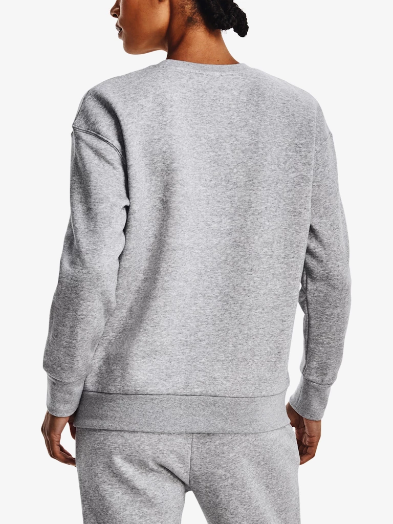 Dames hoodie Under Armour  Essential Fleece Crew-GRY