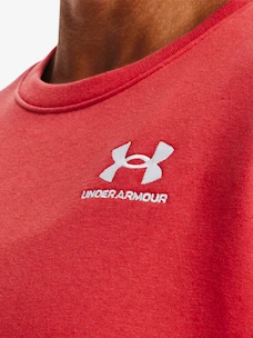 Dames hoodie Under Armour  Essential Fleece Crew-RED