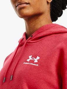 Dames hoodie Under Armour  Essential Fleece Hoodie-RED S