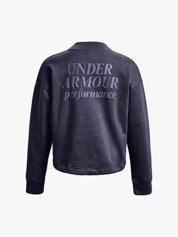 Dames hoodie Under Armour  Essential Script Crew-GRY XL