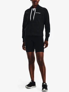 Dames hoodie Under Armour  Essential Script FZ-BLK